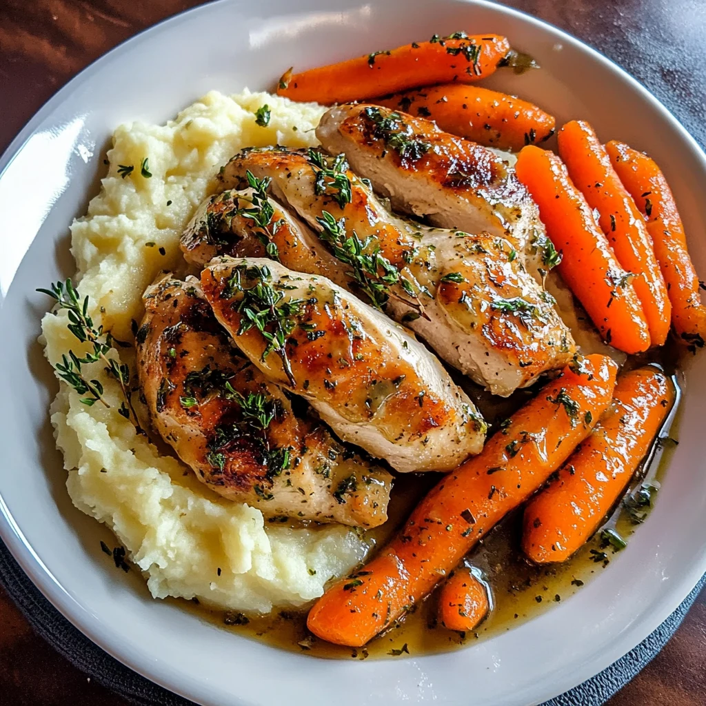 Grilled Citrus-Herb Chicken with Garlic Mashed Potatoes