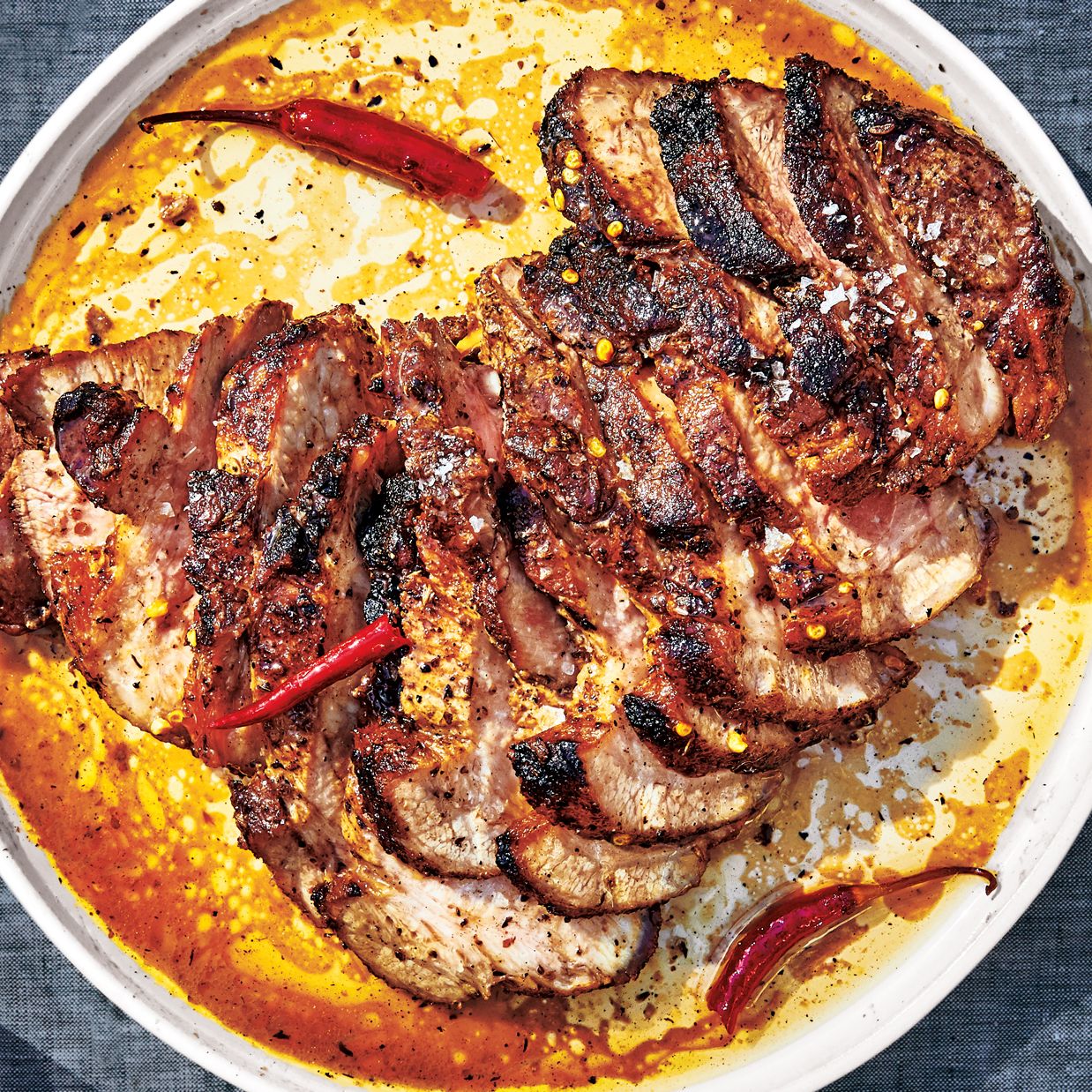 Grilled Citrus-Marinated Pork Shoulder