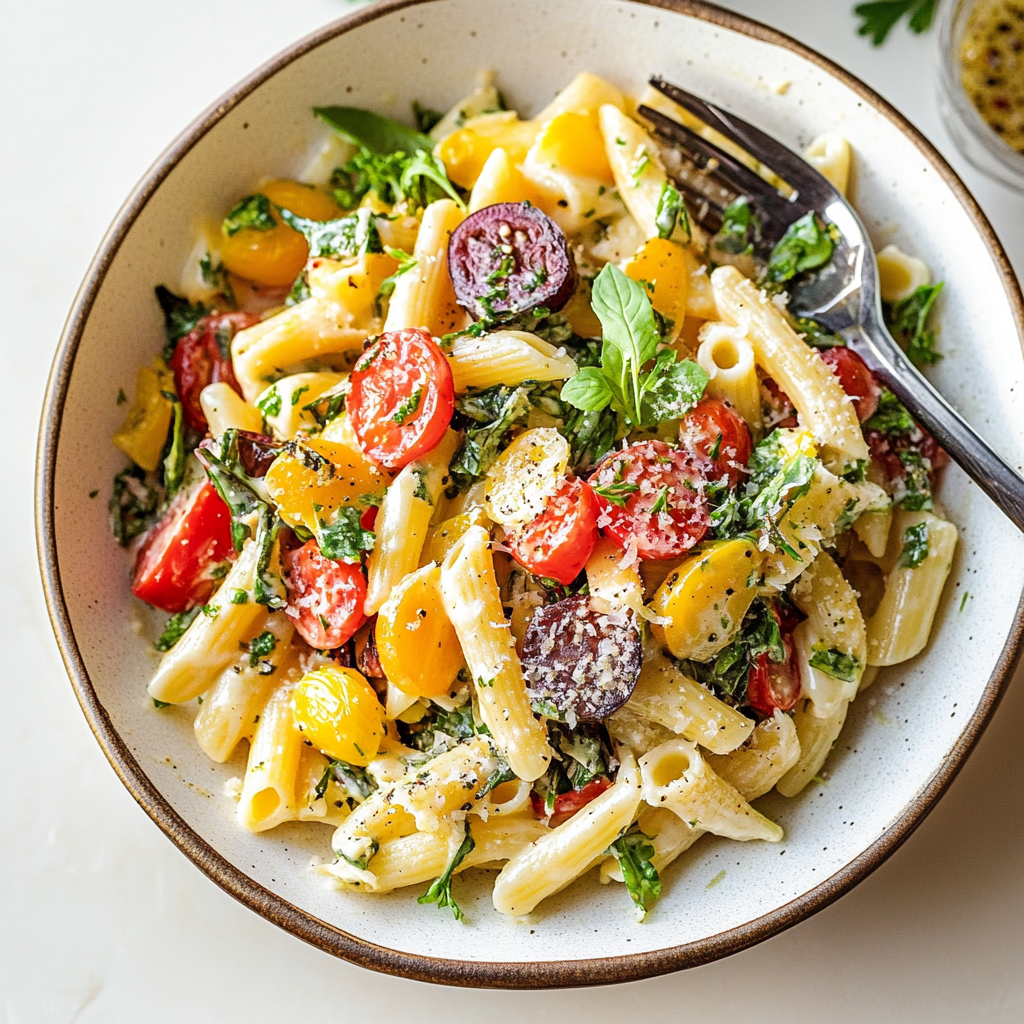 Sun-Kissed Lemon Herb Pasta Primavera