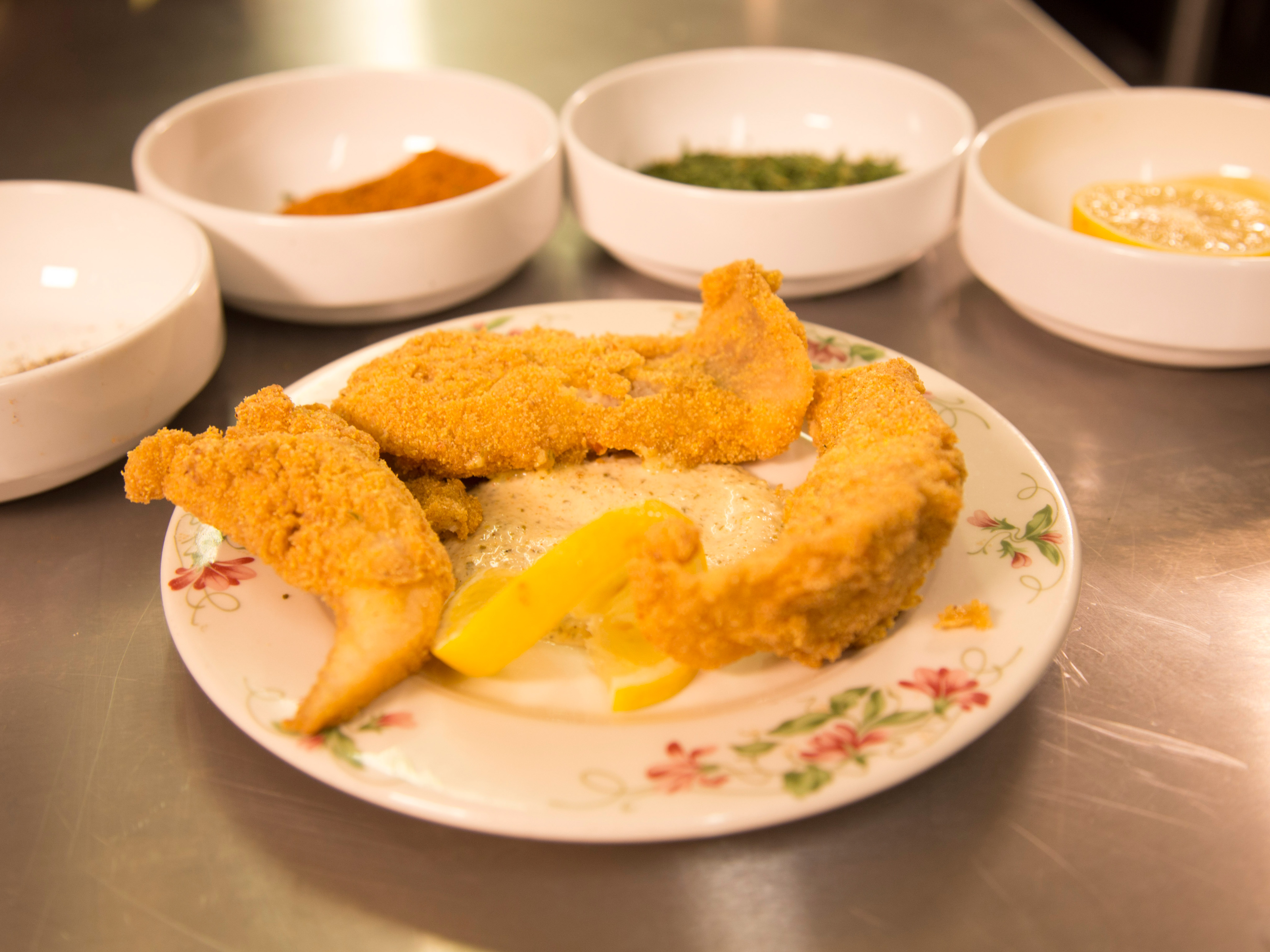 Spicy Cajun Pan-Seared Catfish with Regional Remoulade