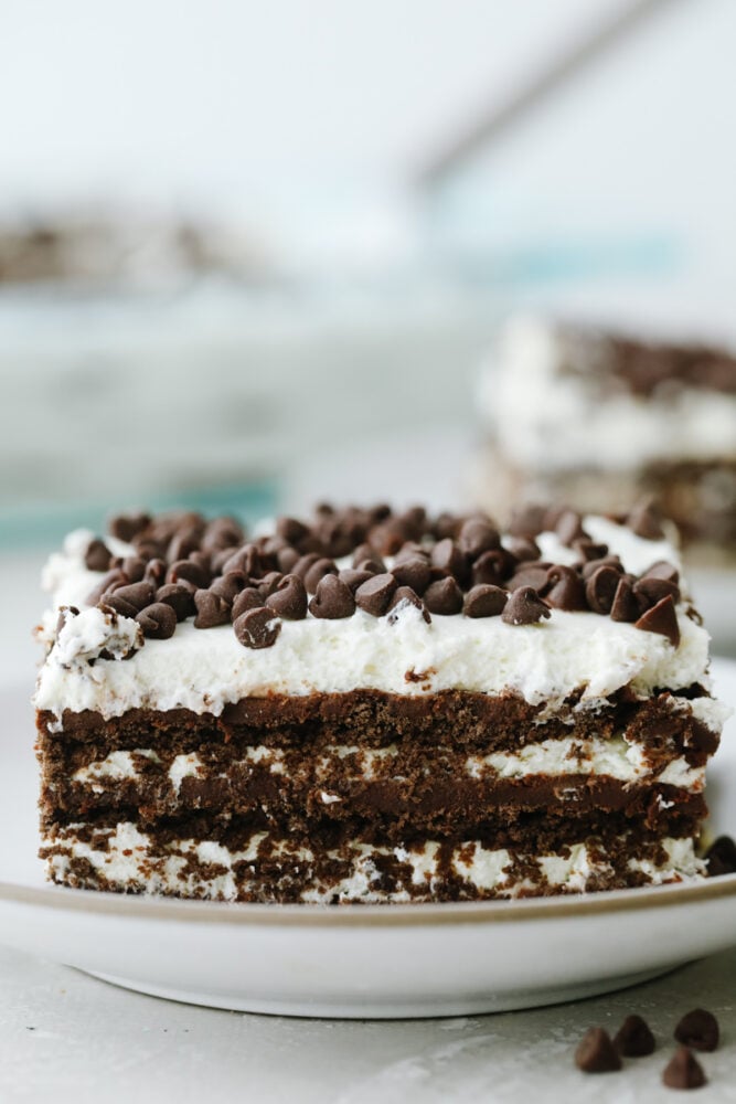 No-Bake Chocolate Churro Icebox Cake