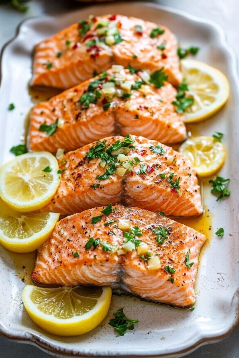 Pan-Seared Salmon with Citrus and Herb Dressing