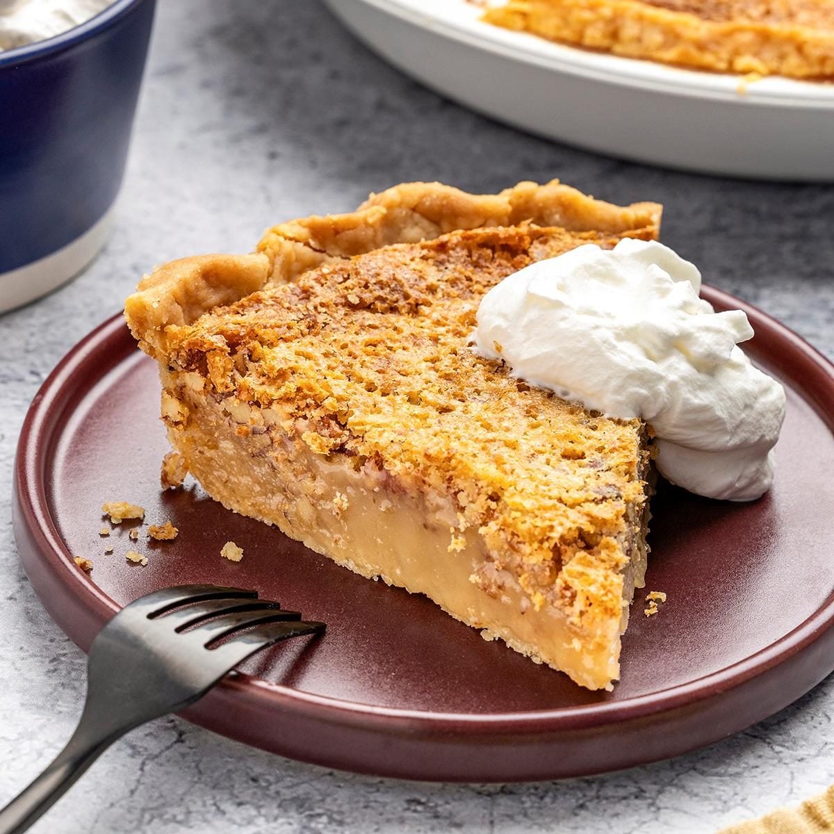 Baked Texas Pecan Chess Pie with Toasted Crust