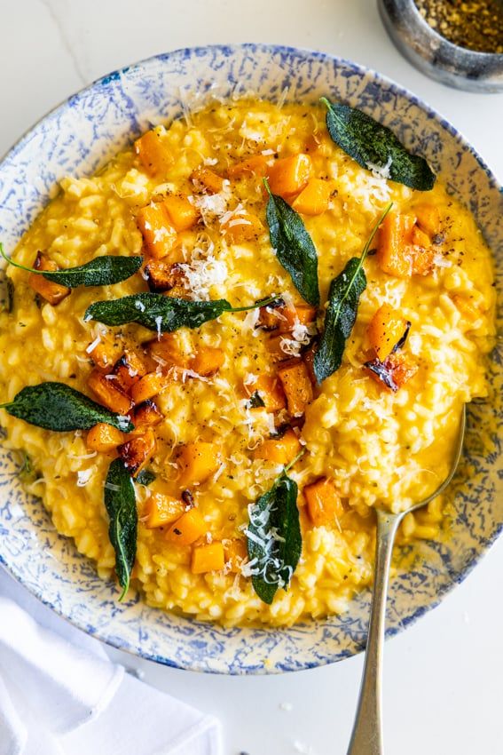 Rustik Fork-Inspired Butternut Squash and Sage Risotto