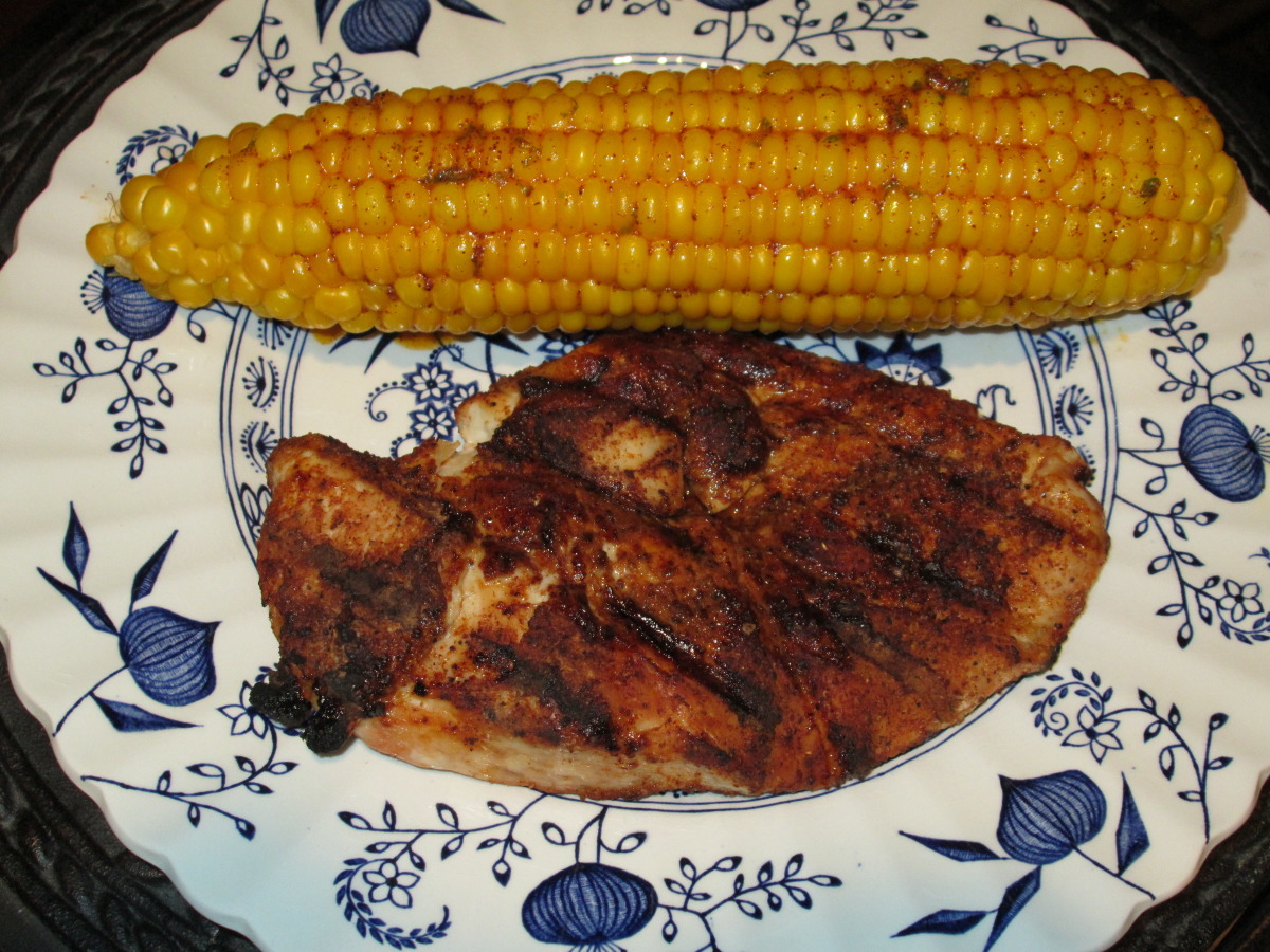 Pan-Seared Chicken with Mesquite-Smoked Chili Rub