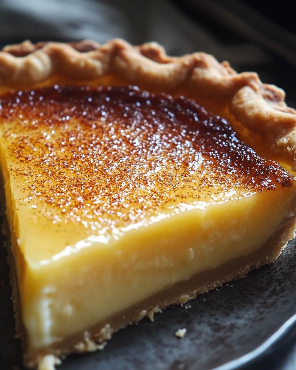 Flaky Buttermilk Pie with Brown Sugar Crust
