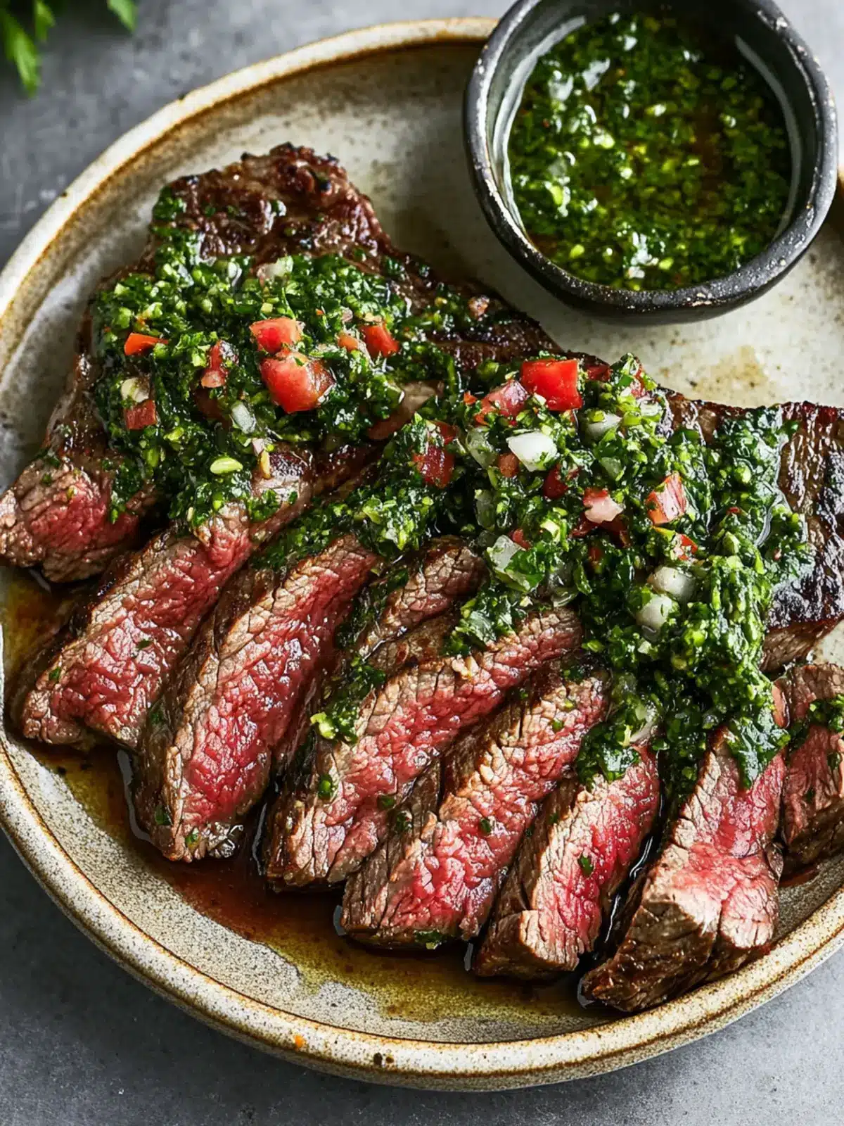 Charred South American Chimichurri Steak