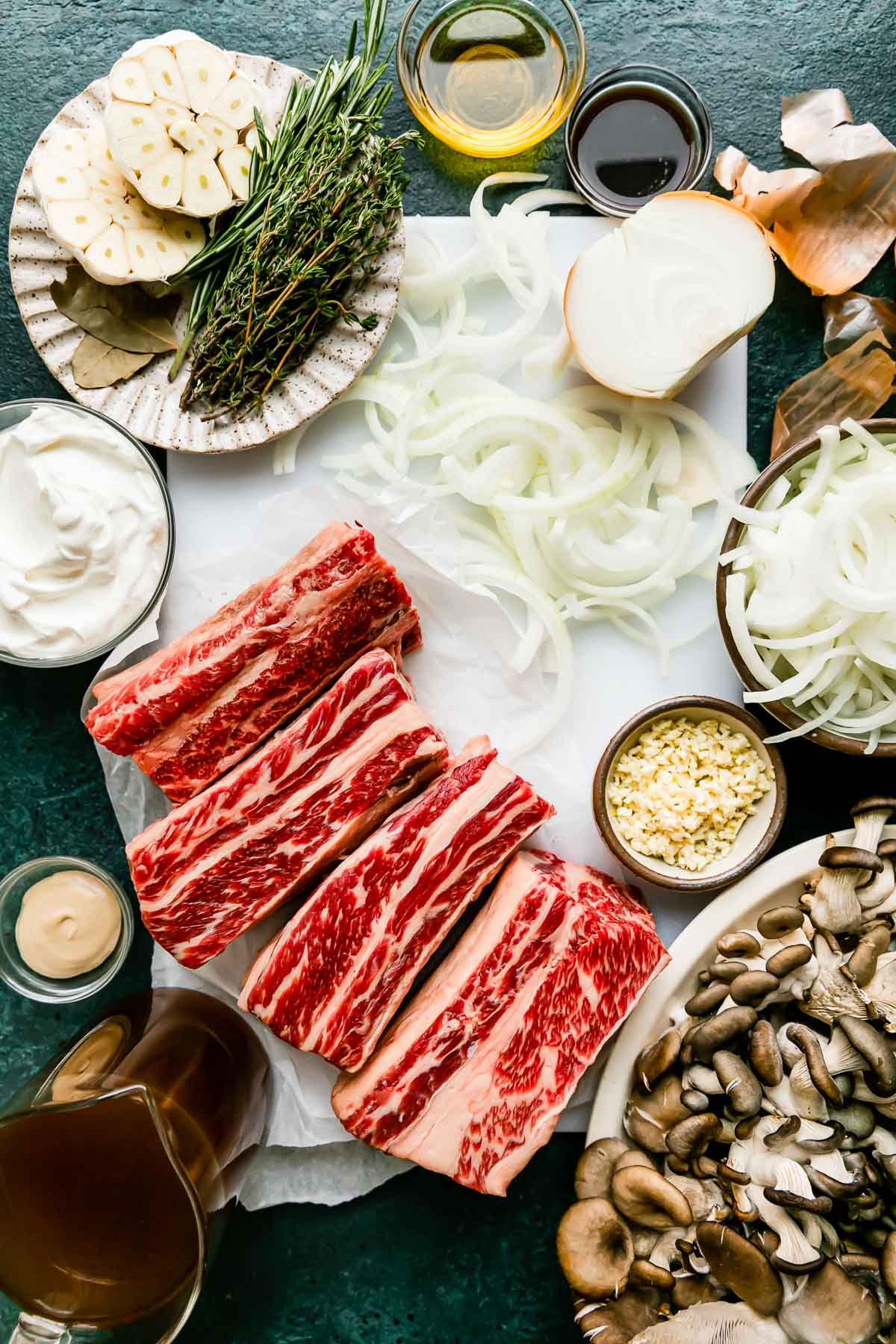 Smoky Short Rib Stroganoff with Wild Mushrooms
