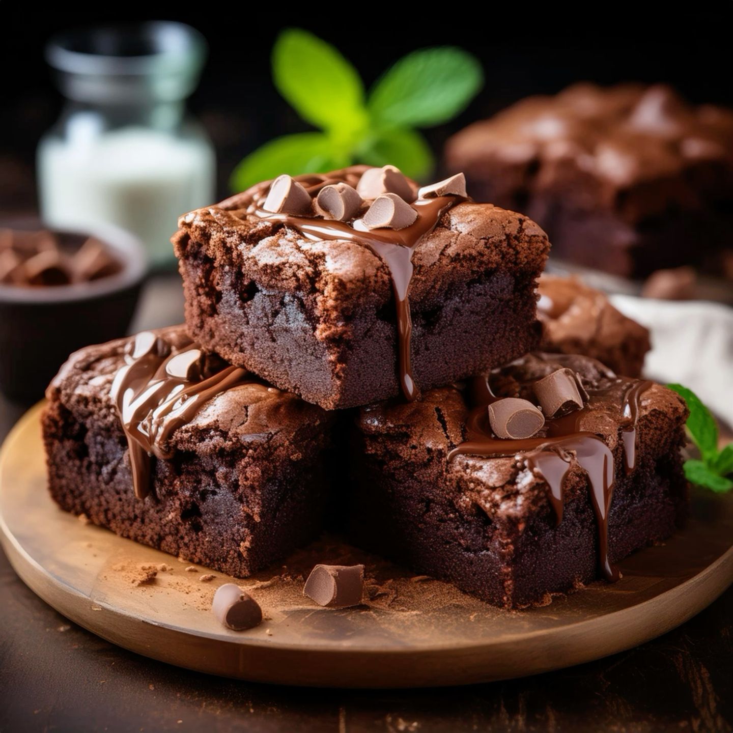 Van Leeuwen-Style Chocolate Chunk Brownie Bars