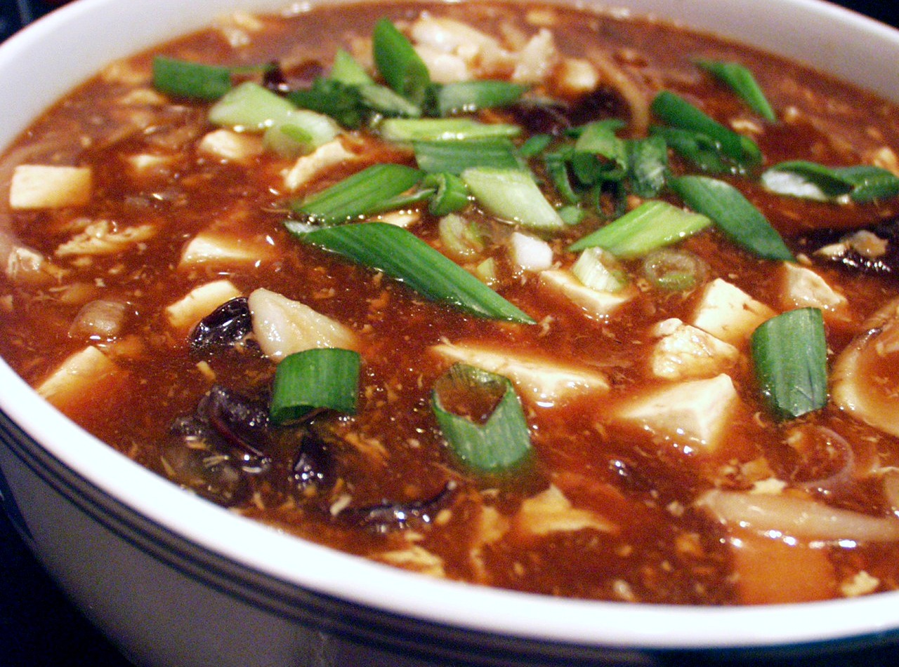 Vietnamese Hot and Sour Tamarind Soup with Shrimp