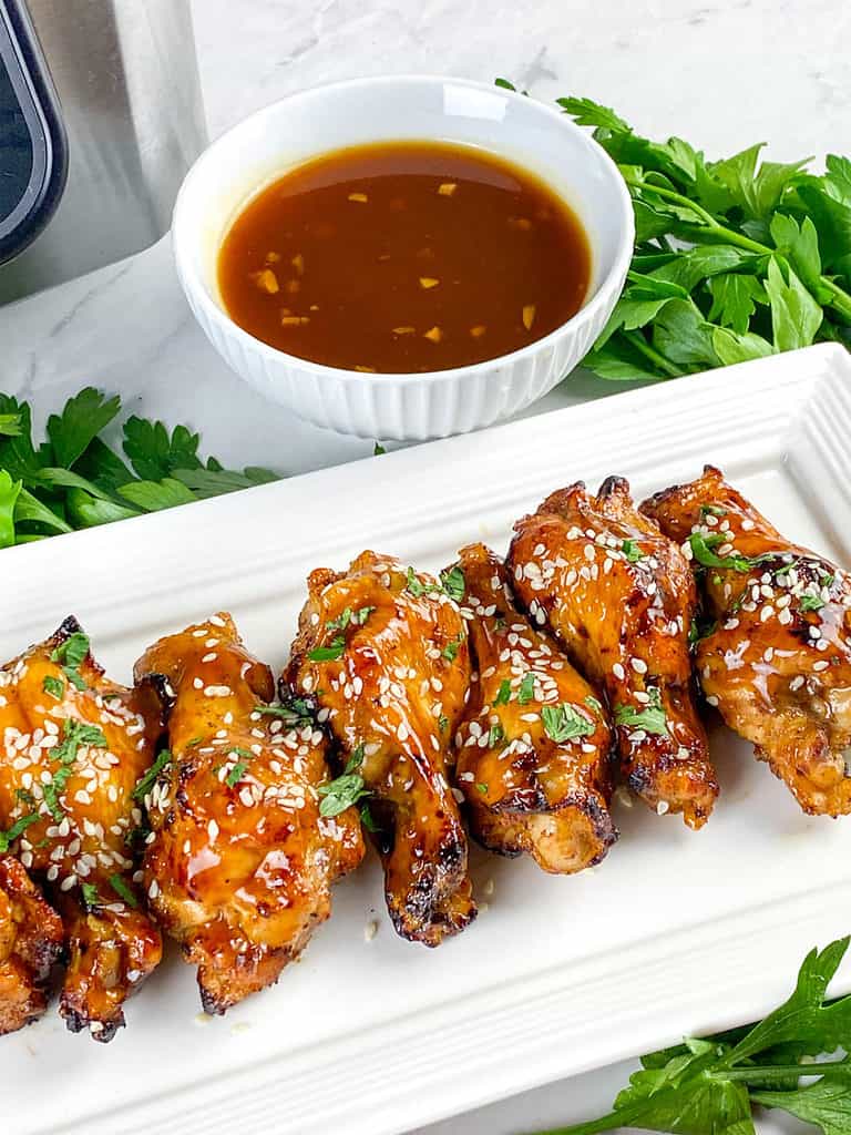 Double-Fried Korean Chicken Wings with Soy-Garlic Glaze