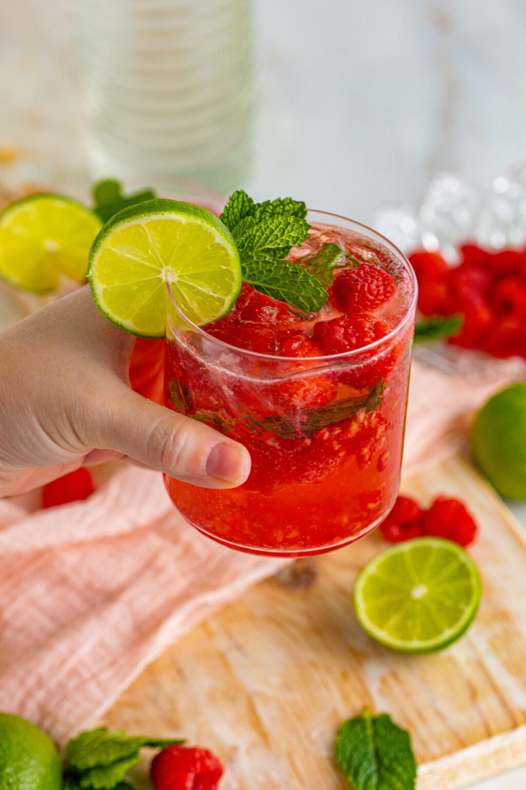 Vodka Citrus Smash with Fresh Mint