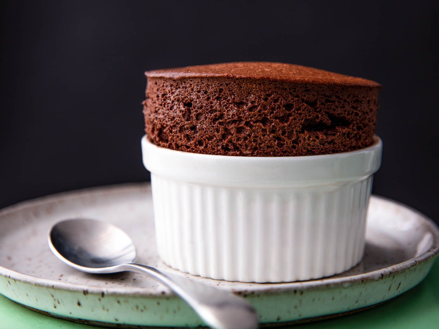 Whipped Chocolate Soufflé with Espresso Notes