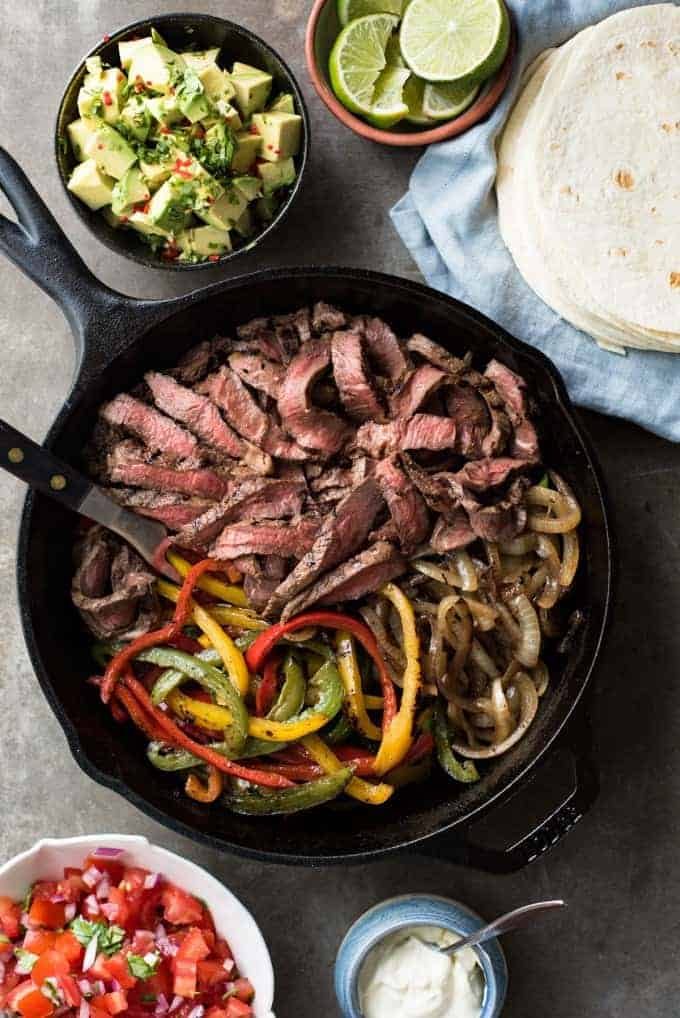 Tex-Mex Grilled Beef Fajita Bowls