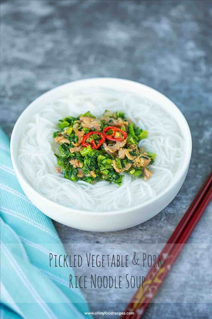 Shan-Style Rice Noodles with Pork and Pickled Mustard Greens