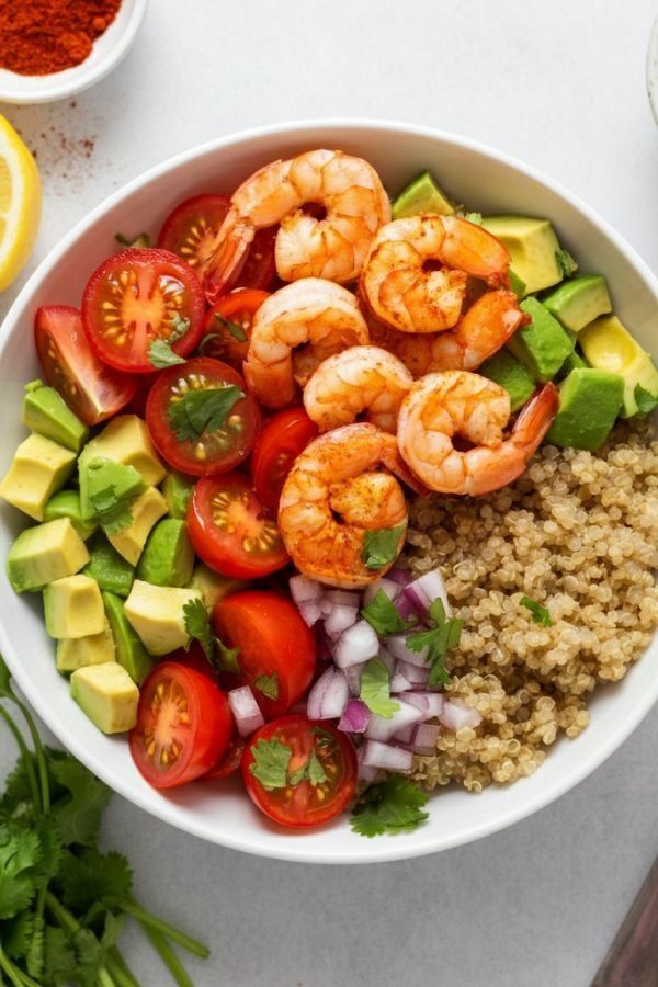Citrus-Marinated Grilled Shrimp with Herb Quinoa Salad