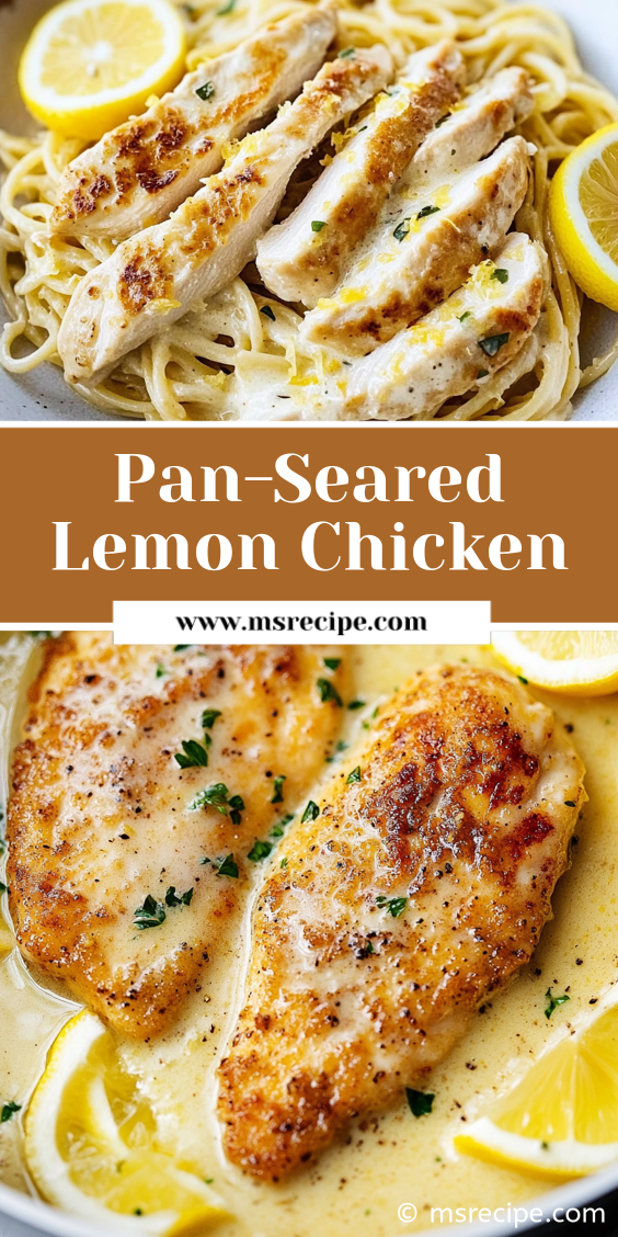 Pan-Seared Chicken with Garlic Butter and Lemon-Thyme Sauce