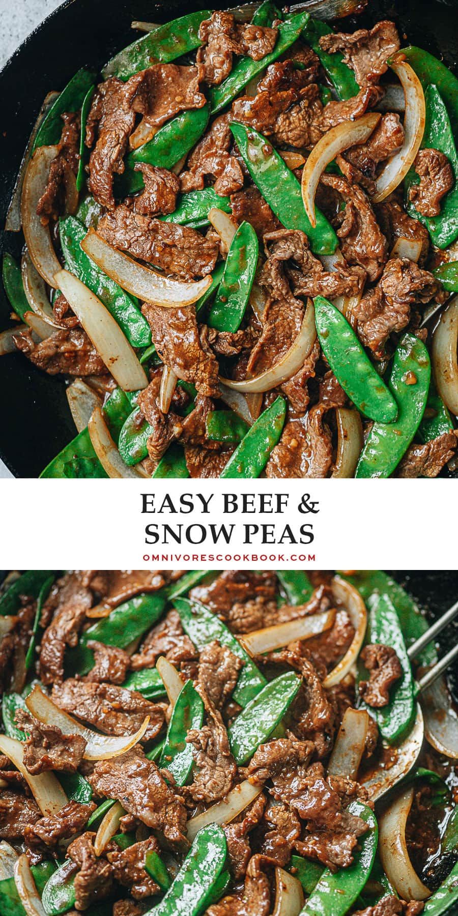 Stir-Fried Beef with Snow Peas and Ginger