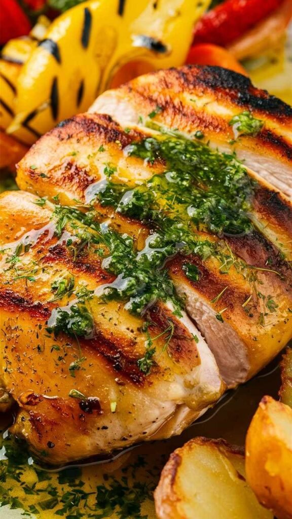 Half-Half Citrus and Herb Grilled Chicken