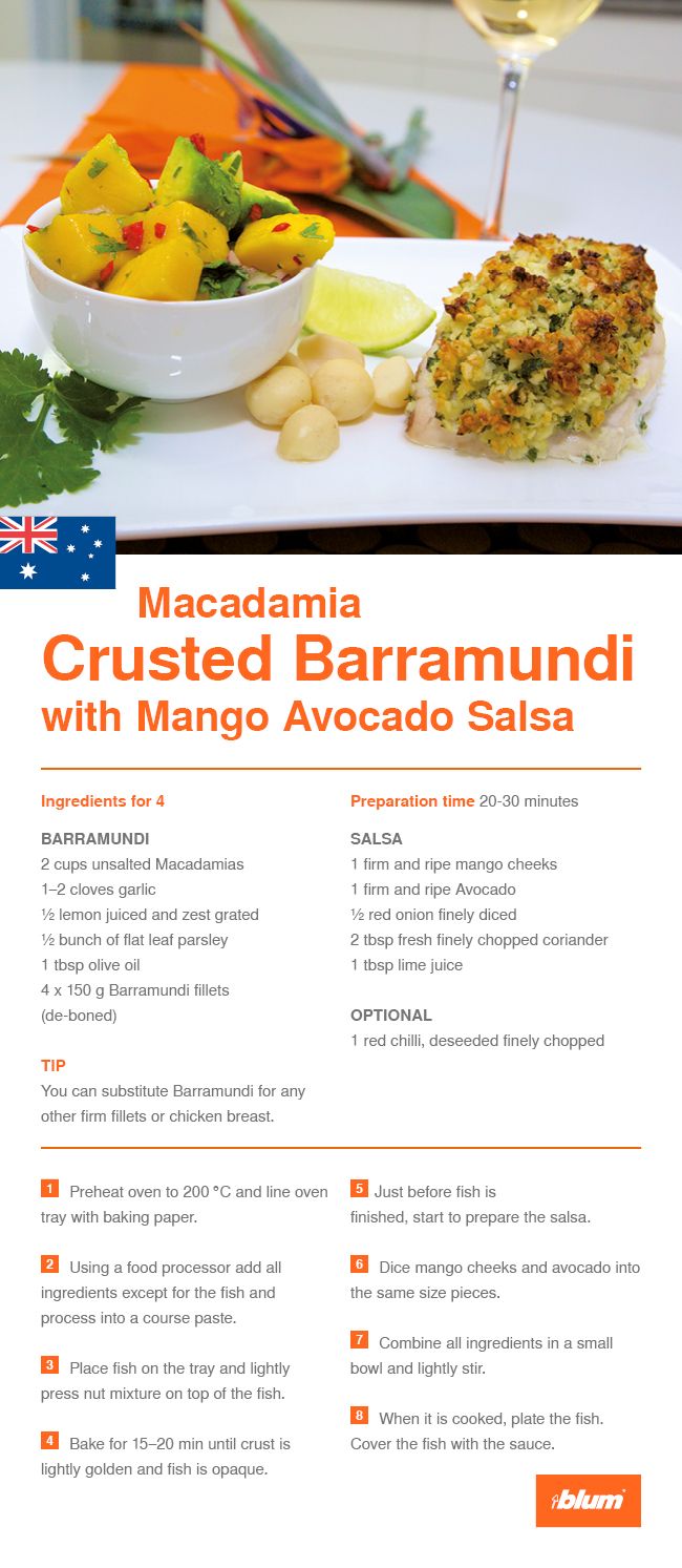 Roasted Macadamia-Crusted Barramundi with Bush Tomato Salsa