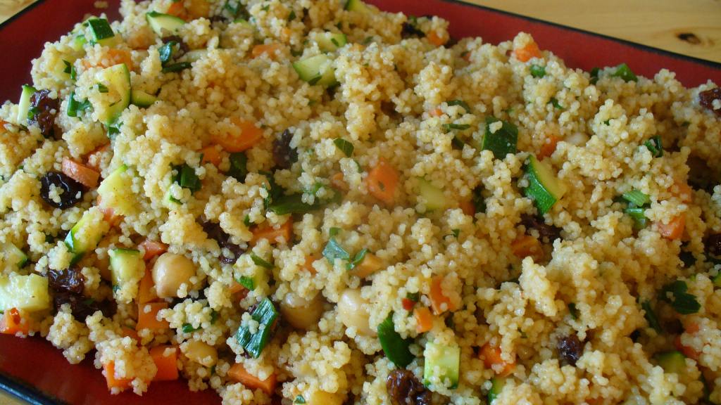 Census Spiced Couscous with Grilled Vegetables