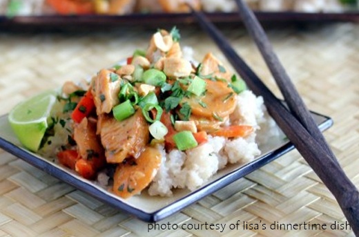 Multicultural Stir-Fry with Spicy Peanut Sauce