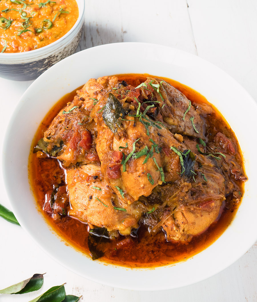 Spiced Chicken Chettinad with Coconut Curry