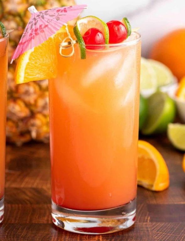 Tropical Spiced Rum Punch