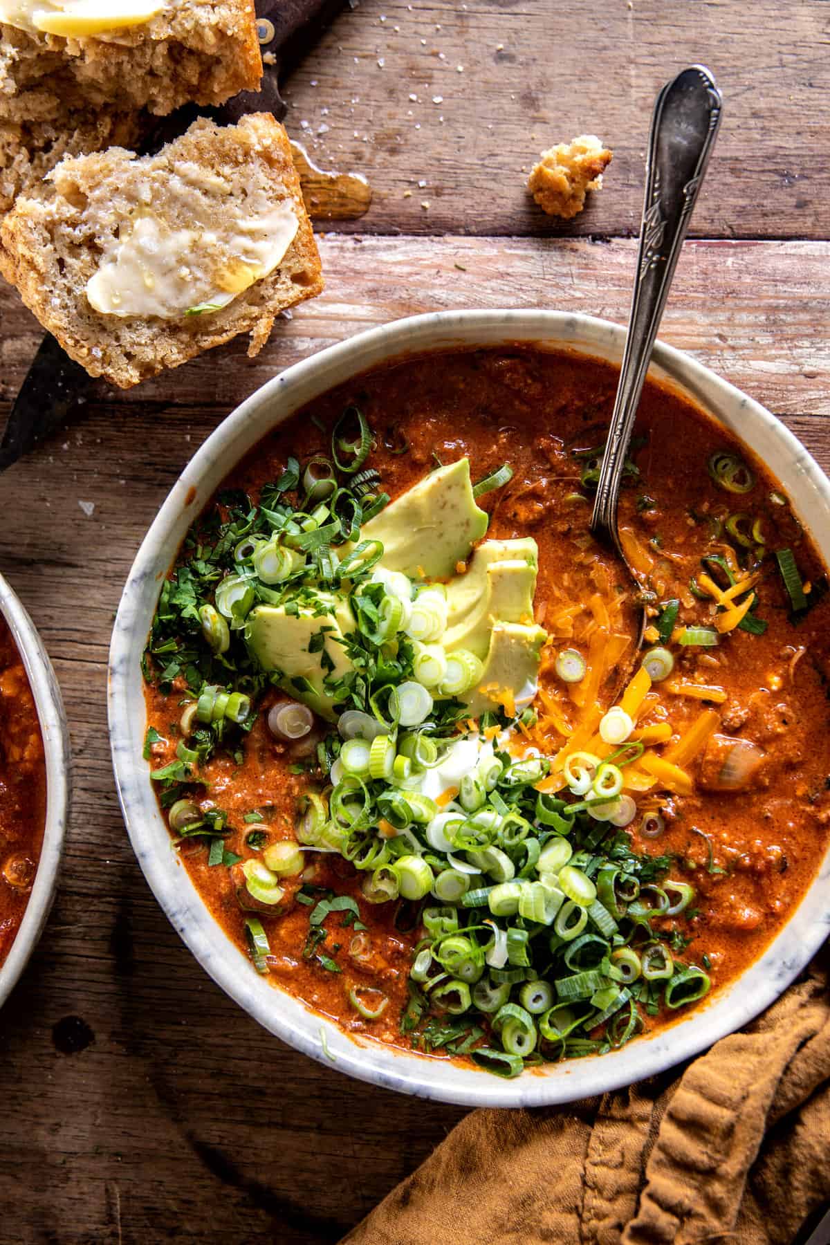 Spiced Beef and Poblano Chili with Northern Style Beans