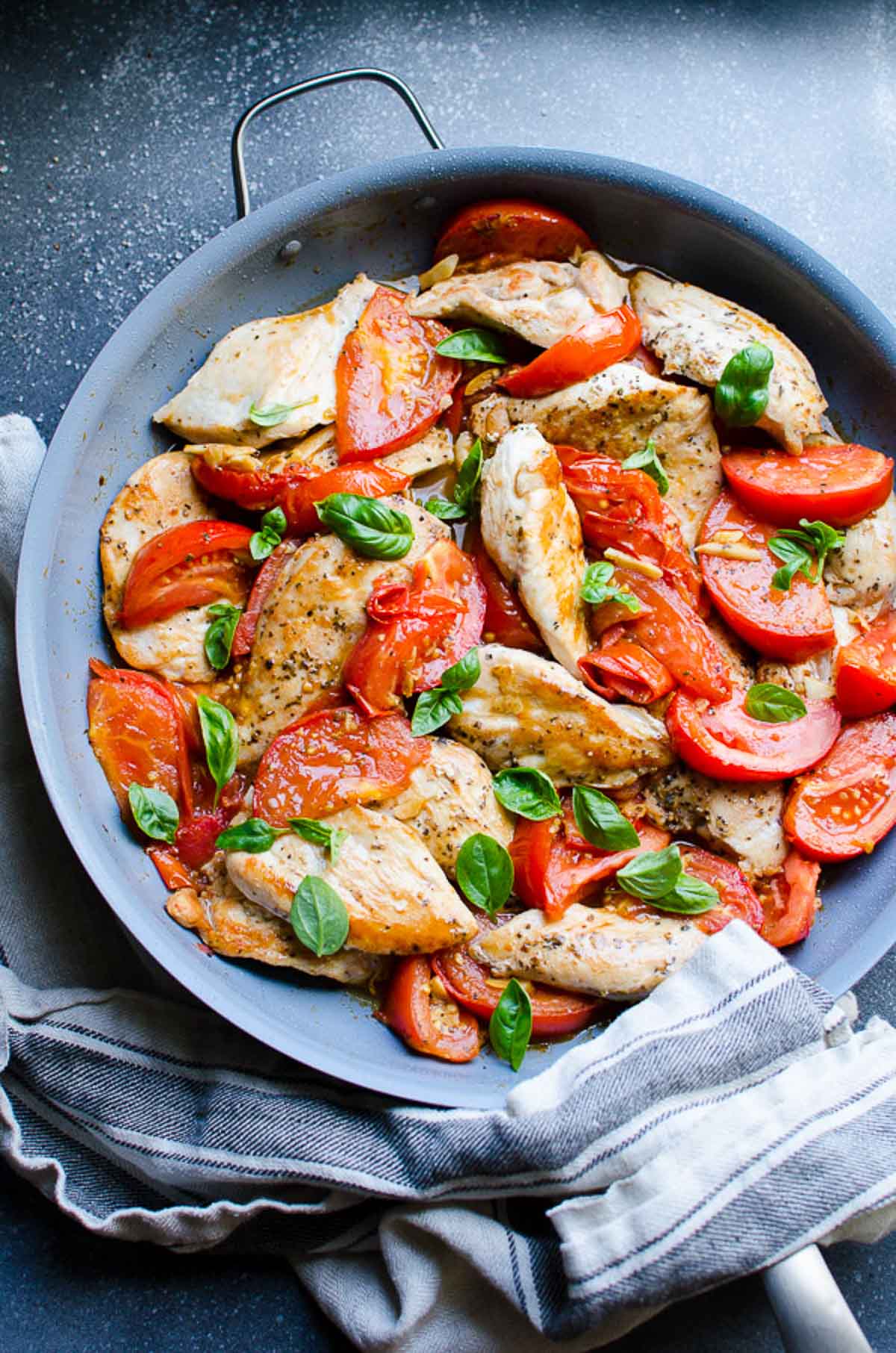 Pan-Seared Chicken with Spiced Tomato Relish