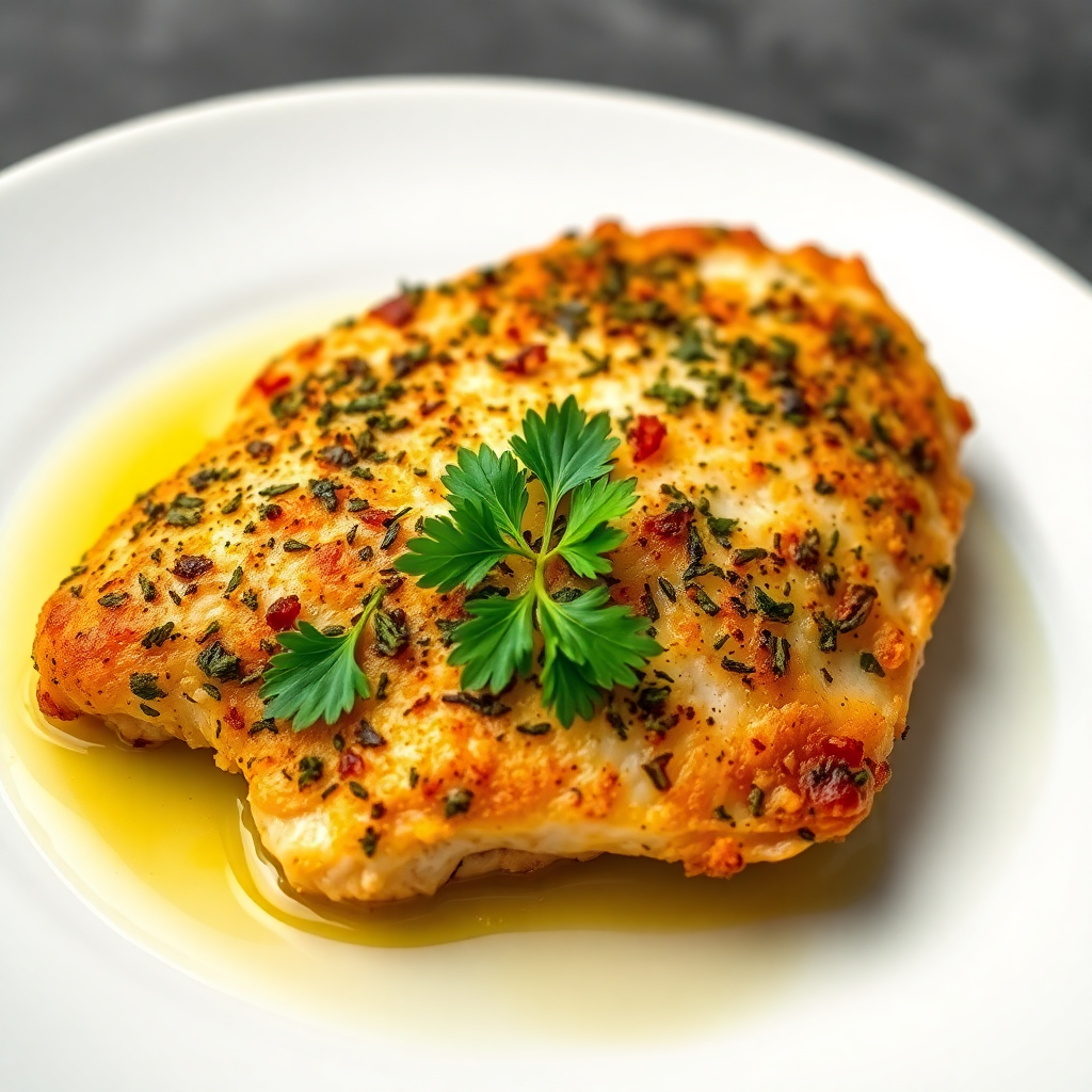 Best Herb-Crusted Chicken with Lemon