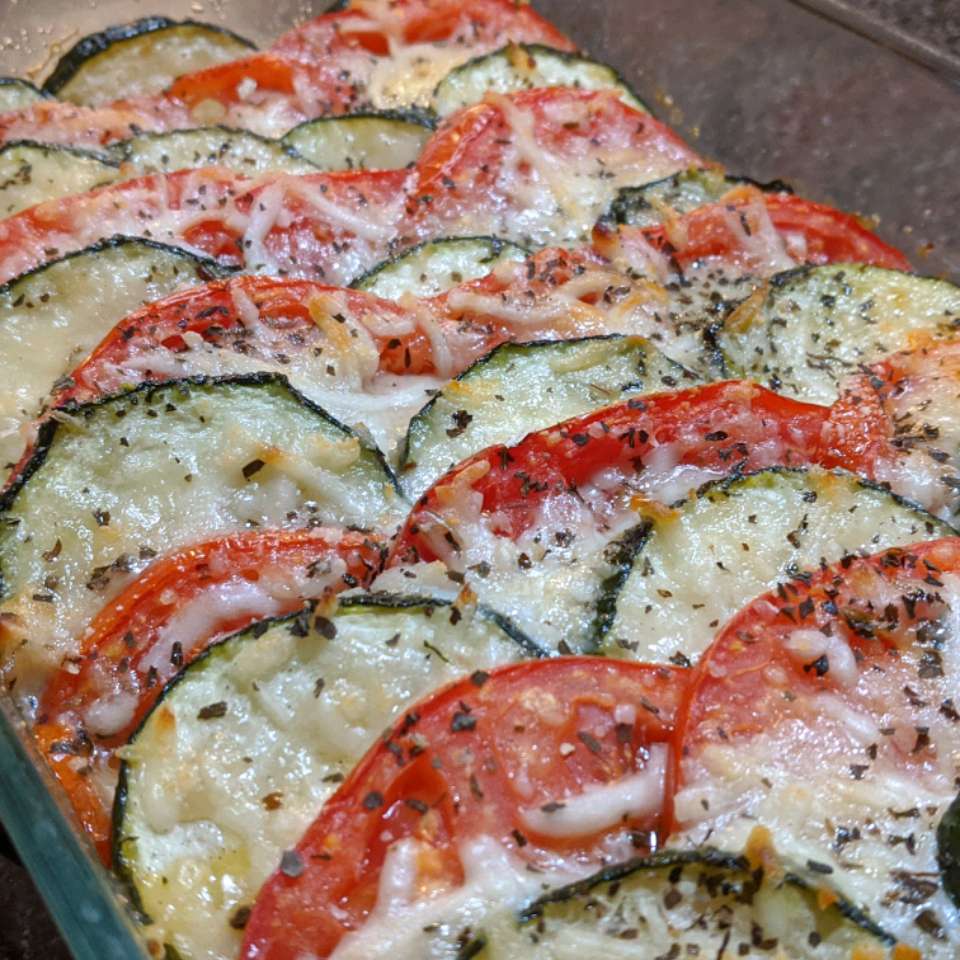 Low-Profile Zucchini and Tomato Gratin