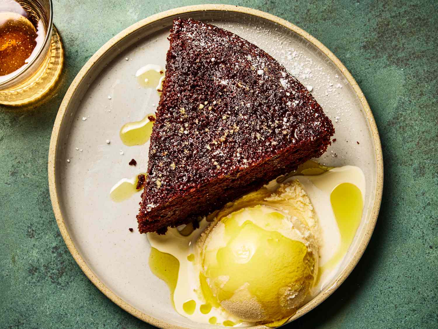 Baked Chocolate Olive Oil Cake with Sea Salt