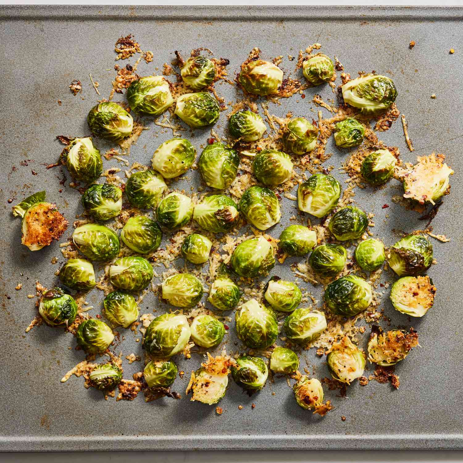 Sheet Pan Herb-Crusted Salmon with Roasted Brussels Sprouts