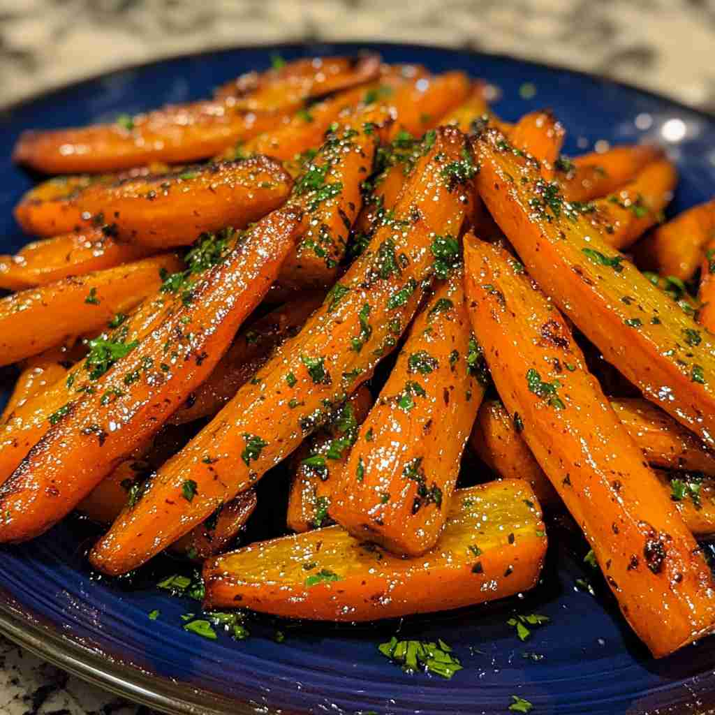 Lemon-Herb Crusted Chicken with Honey-Glazed Carrots