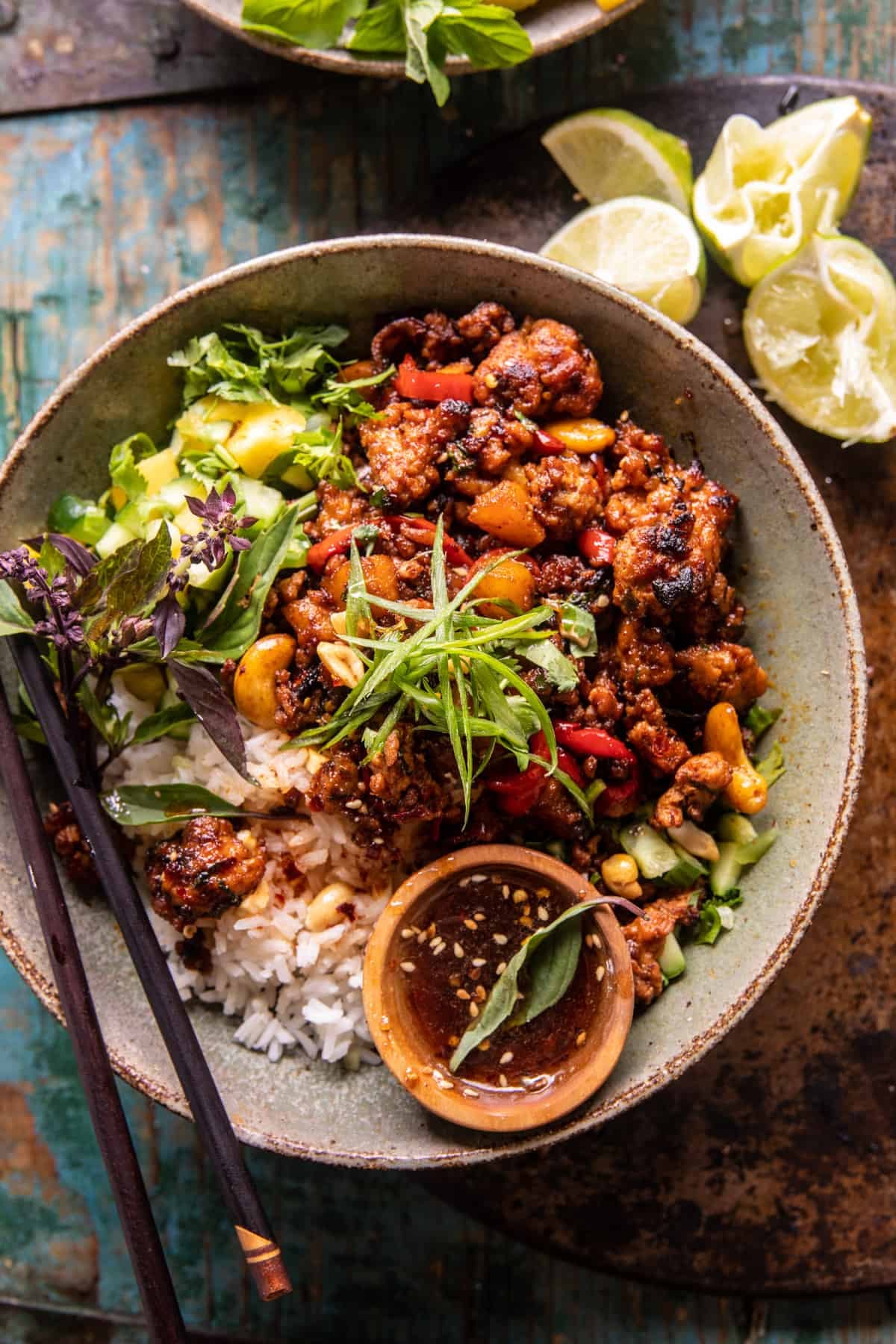 Spiced Kangaroo Stir-Fry with Finger Lime and Ginger