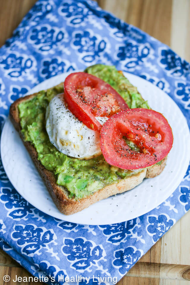 Smashed Avocado & Poached Egg Breakfast Tostadas