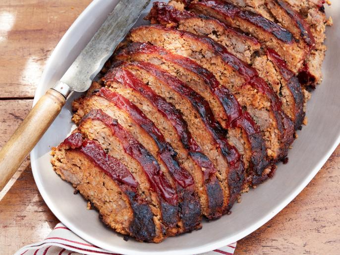 Smoked Brisket Meatloaf with Blueberry Pesto Glaze
