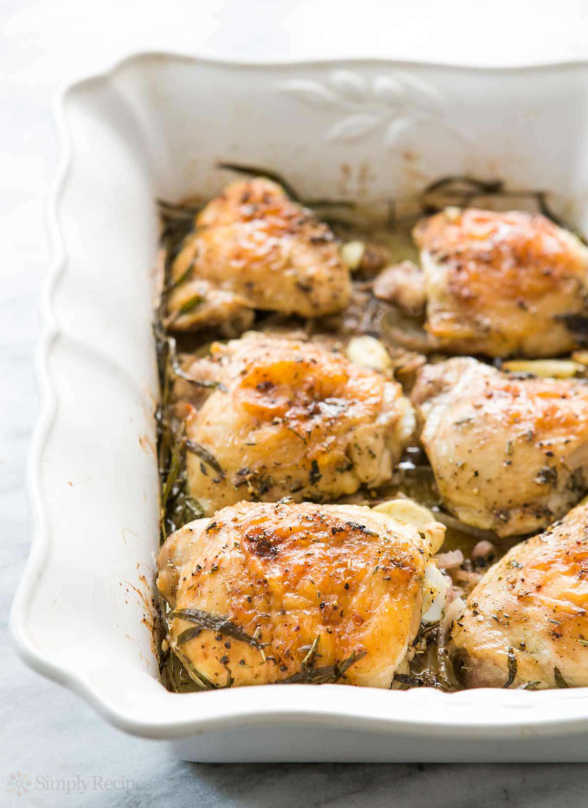 Arendelle Frozen Herb-Roasted Chicken Thighs