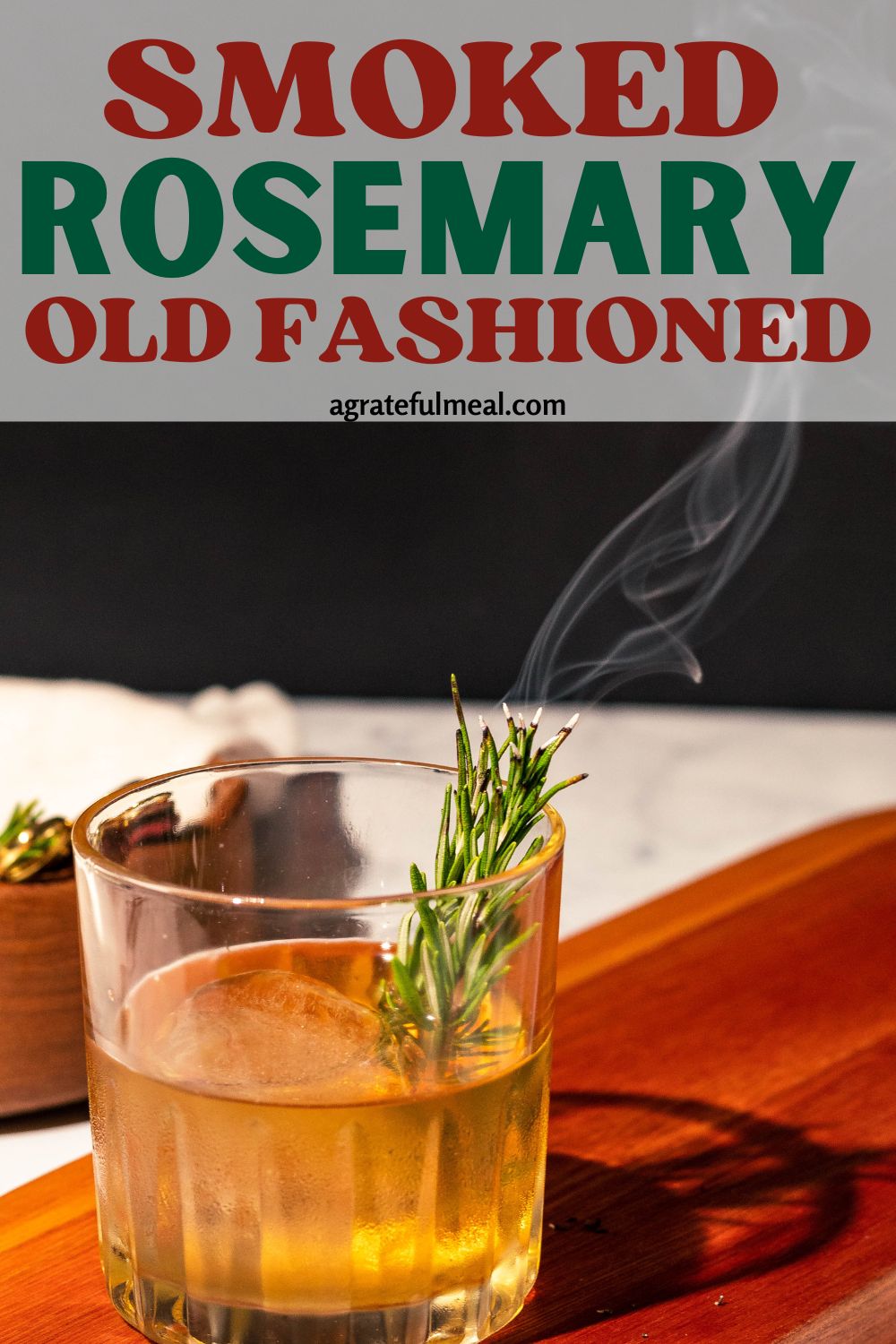 Smoked Rosemary Old Fashioned