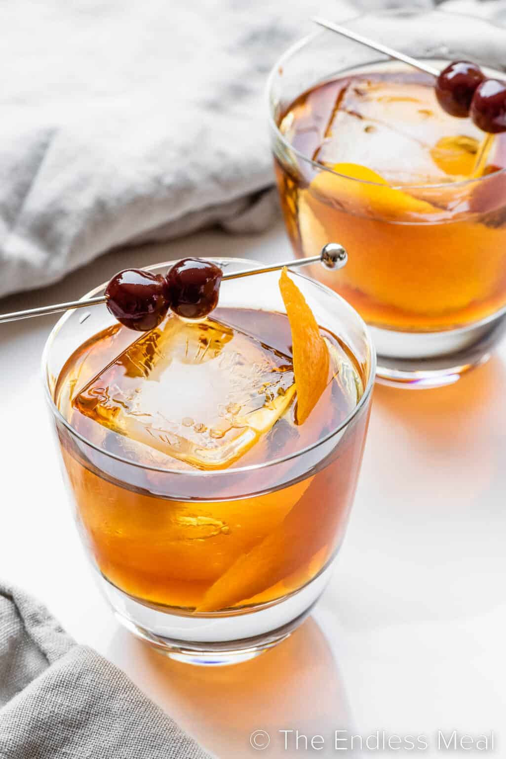 Smoked Citrus Maple Old Fashioned