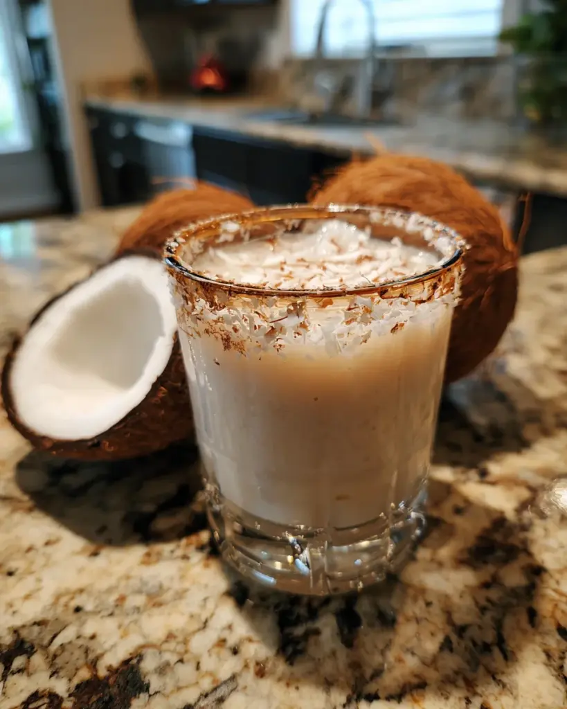 Toasted Coconut Rum Cold Brew Tonic