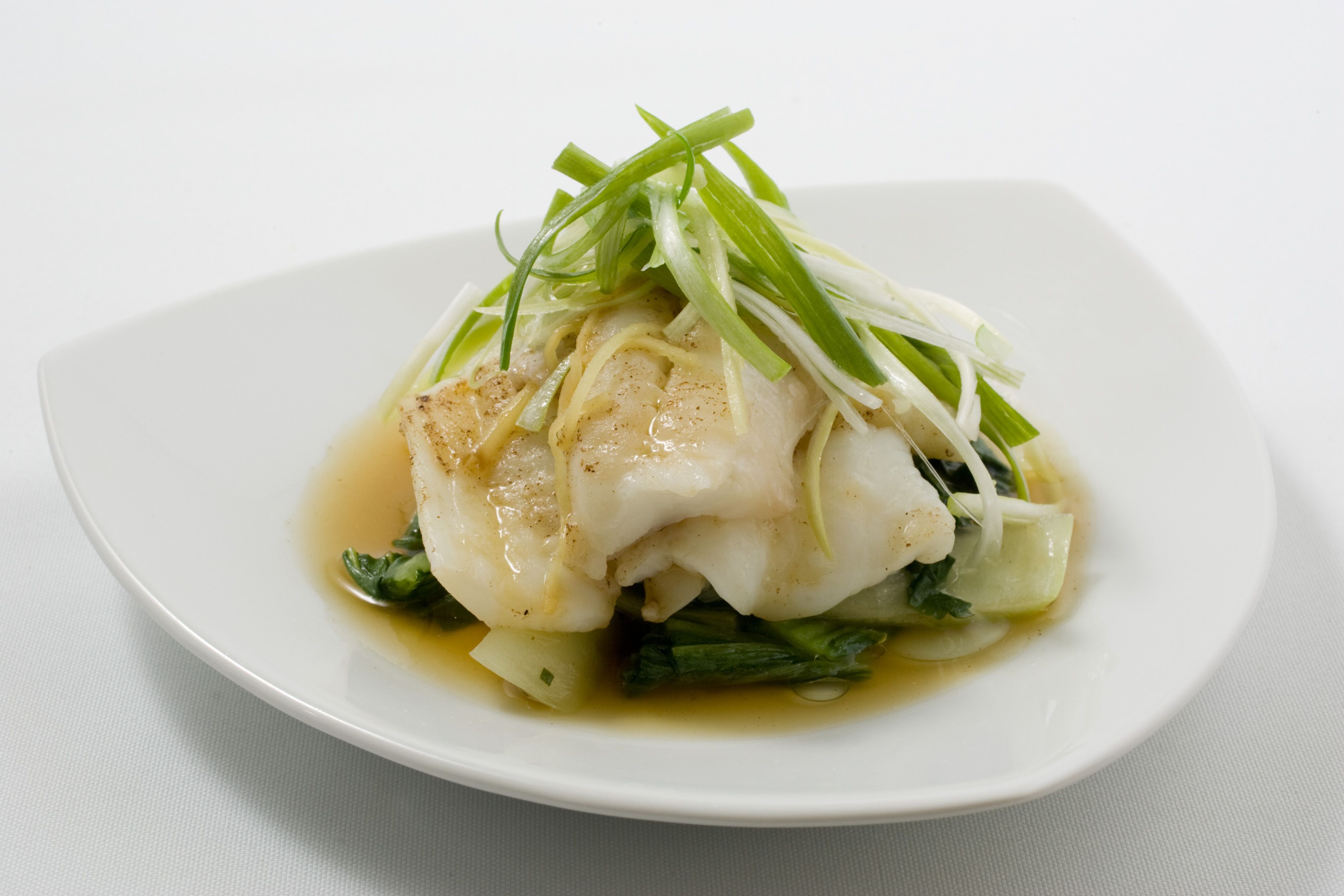 Steamed Cantonese-Style Ginger Scallion Fish