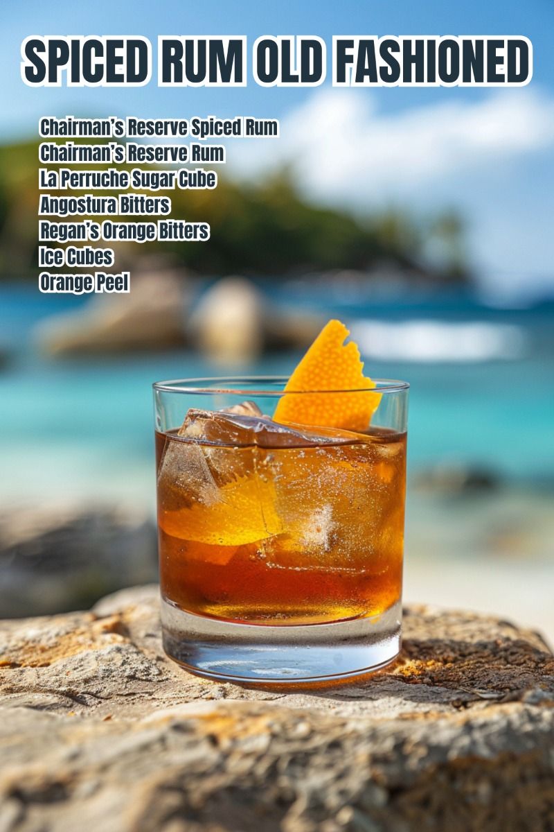 Stirred Popular Spiced Rum Old Fashioned