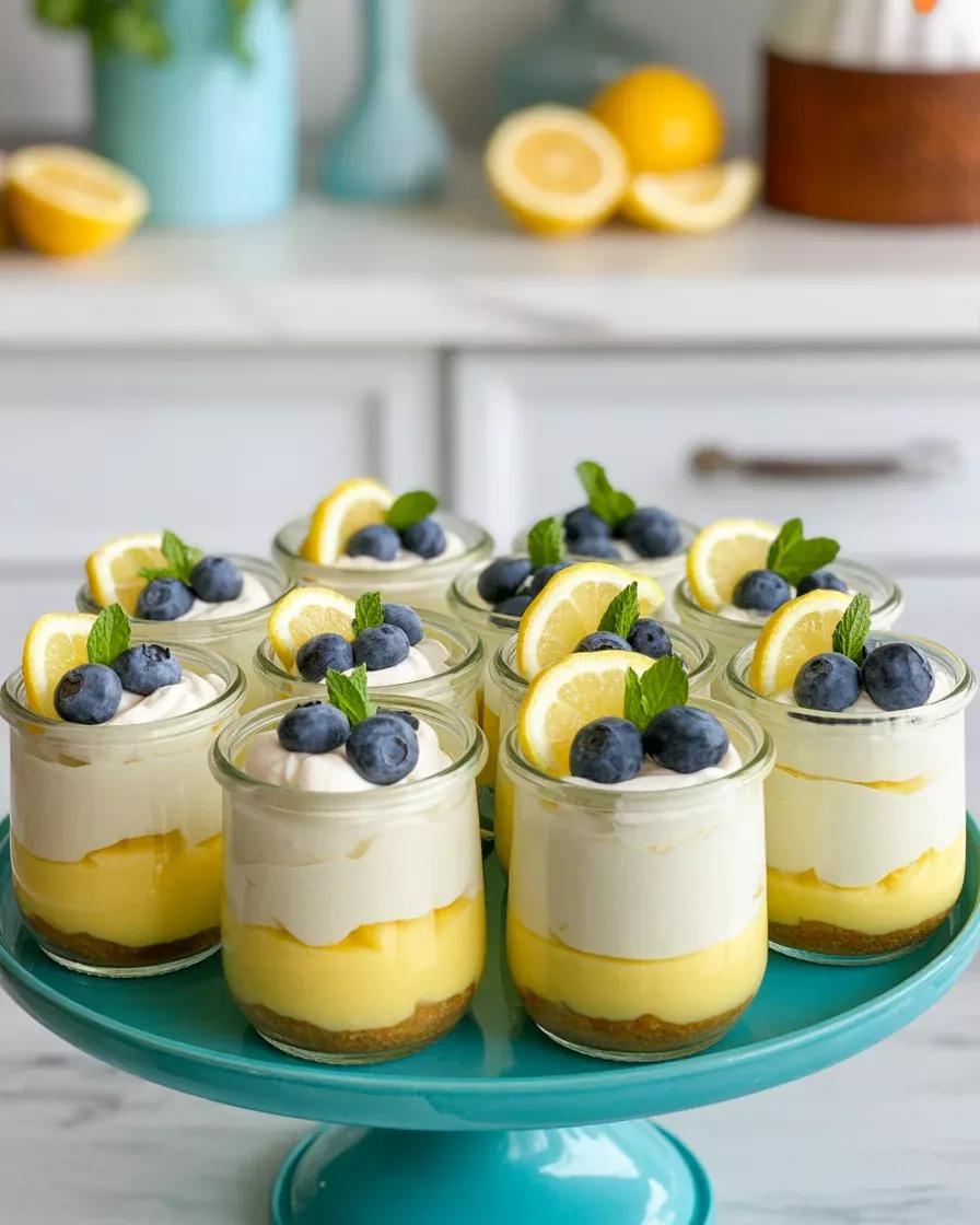 No-Bake Lemon Mascarpone Parfaits