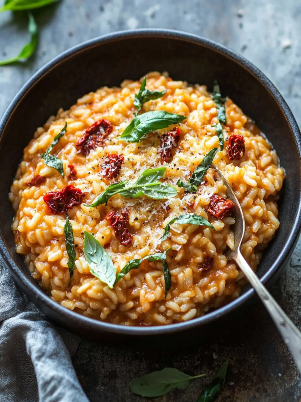 Italian Herb-Infused Chicken and Sun-Dried Tomato Risotto