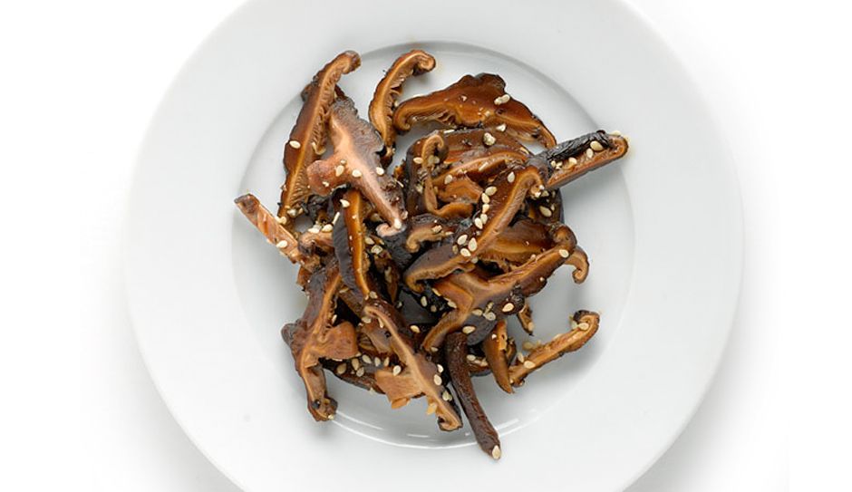 Sautéed Shiitake Mushrooms with Soy-Ginger Glaze