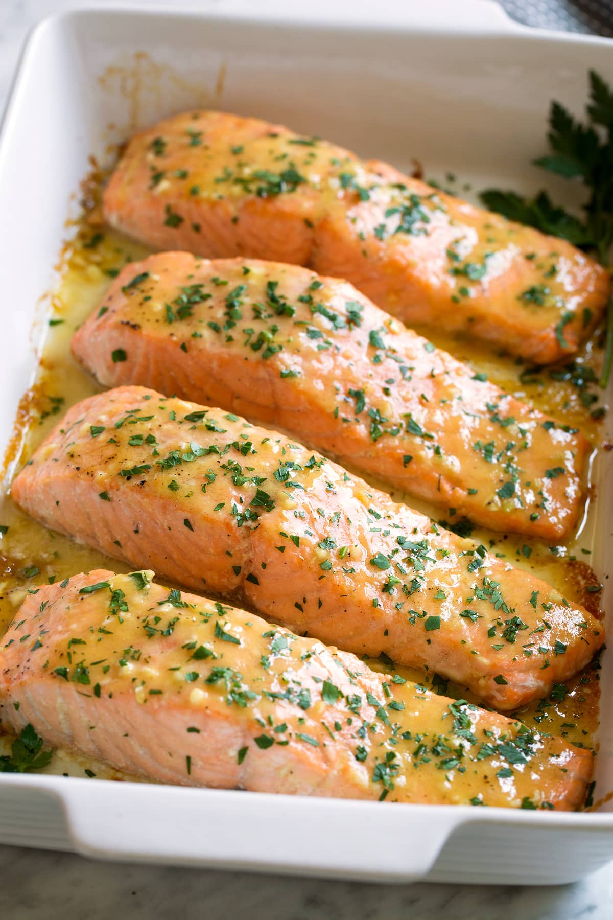 Oven-Roasted Herb-Crusted Salmon with Dijon Mustard Glaze