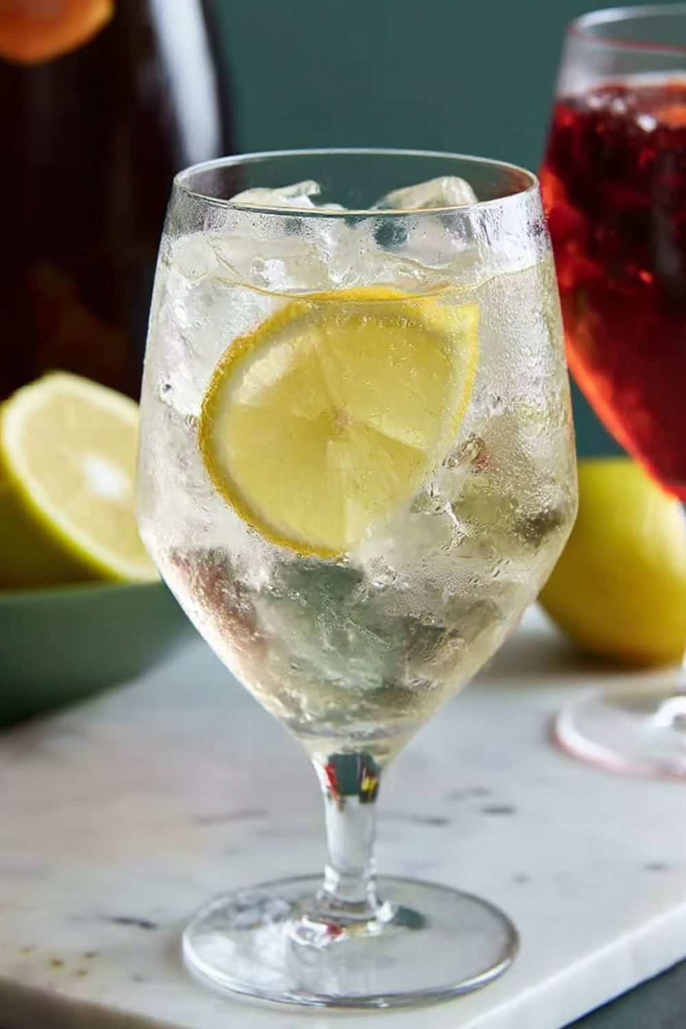 Herb-Infused Basil Lemonade Spritz