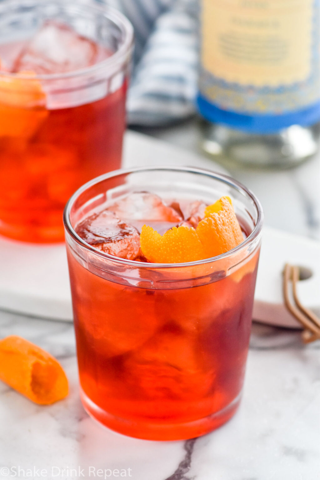 Herbal Mezcal Negroni Twist